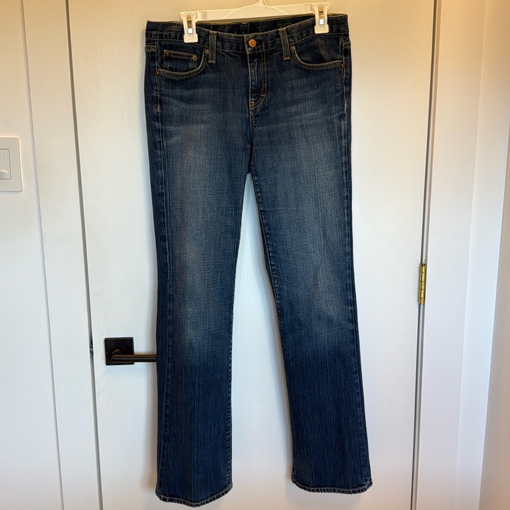 JCrew Bootcut Stretch Dark Rinse Women’s Jeans size 31R, Style #77996